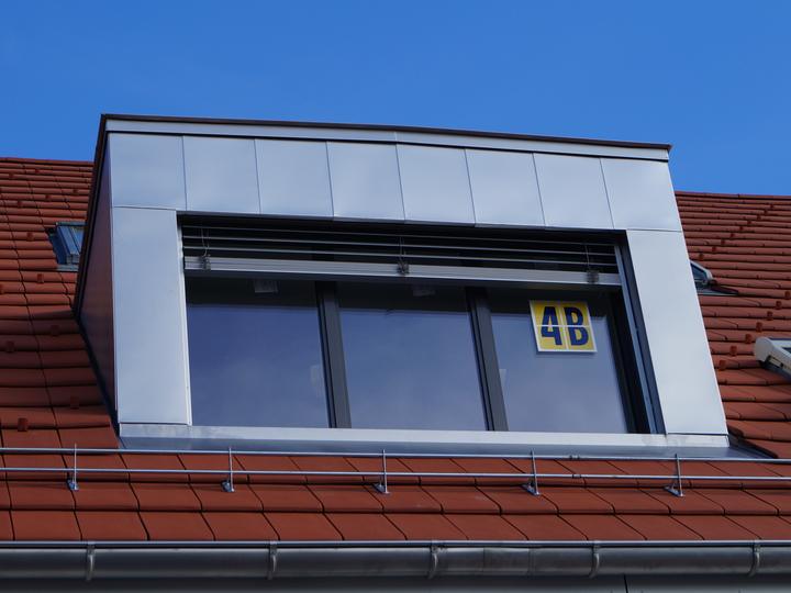 Lukarnen- und Kaminbekleidung, Arbeit der Concenti GmbH