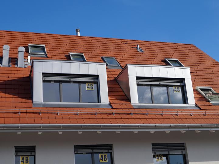 Lukarnen- und Kaminbekleidung, Arbeit der Concenti GmbH