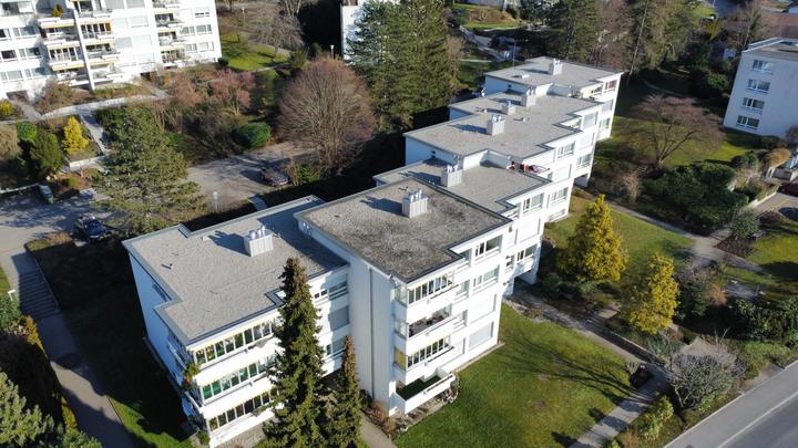 Kiesdächer / Extensivbegrünung, Arbeit der Concenti GmbH